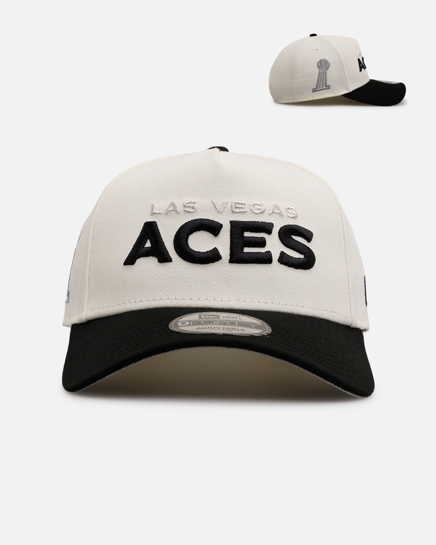 New Era Las Vegas Aces 'Aces' 9FORTY A-Frame Snapback Chrome/Black