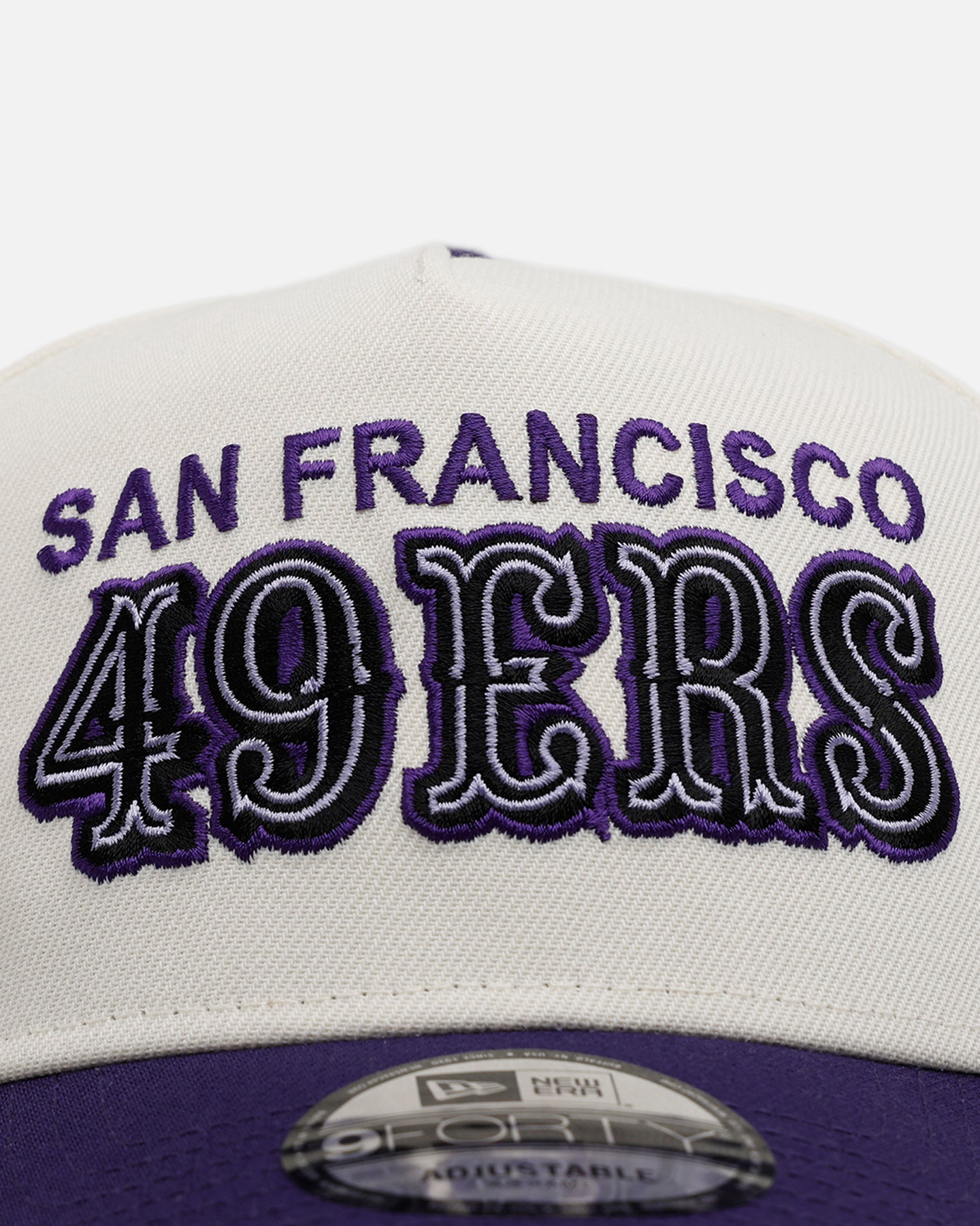 New Era San Francisco 49ers 'Purple Haze 2.0' 9FORTY A-Frame Snapback Chrome/Purple