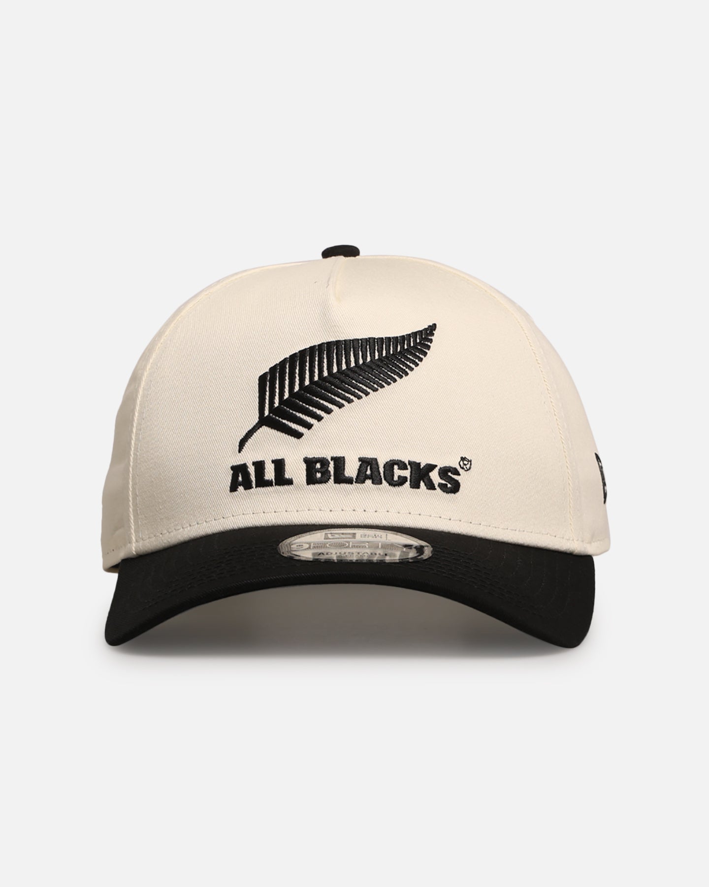New Era New Zealand All Blacks 'All Blacks Collection' 9FORTY A-Frame Snapback Chrome White