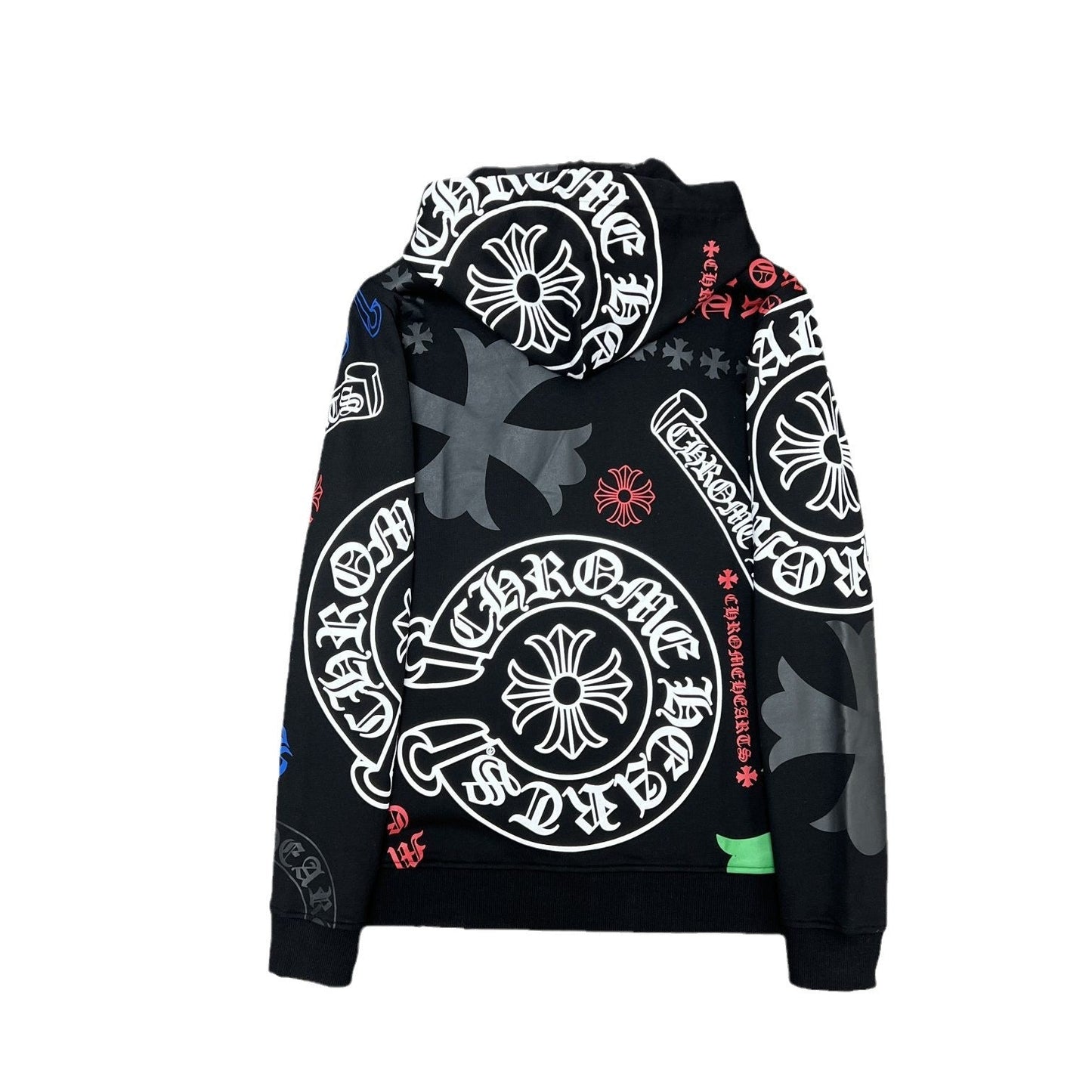 Chrome Heart Hoodie Cow Print Casual Hooded Sweater Sweater Hoodie