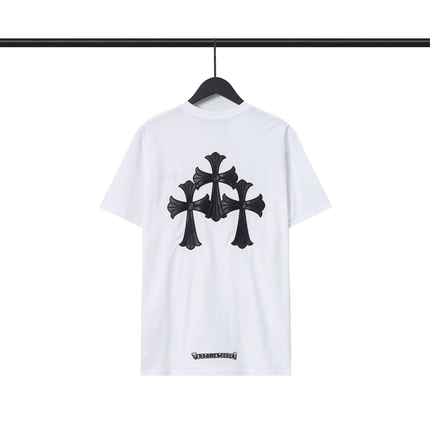 CHH Chrome Heart T Shirts Chrome Hearts Sanskrit Horseshoe Short Sleeve T-Shirt