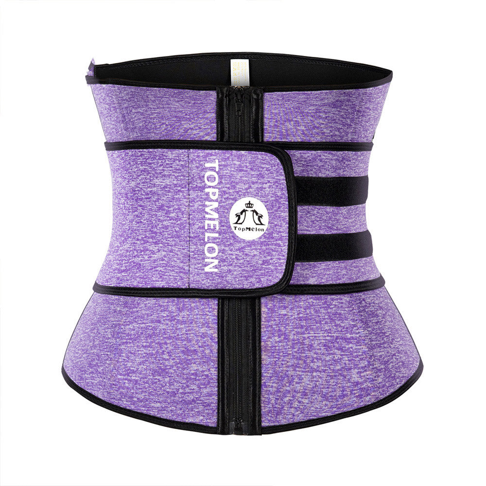 Rubber Postpartum Belly Contracting Exercise Fitness Waist Support Waist Trainer Waistband