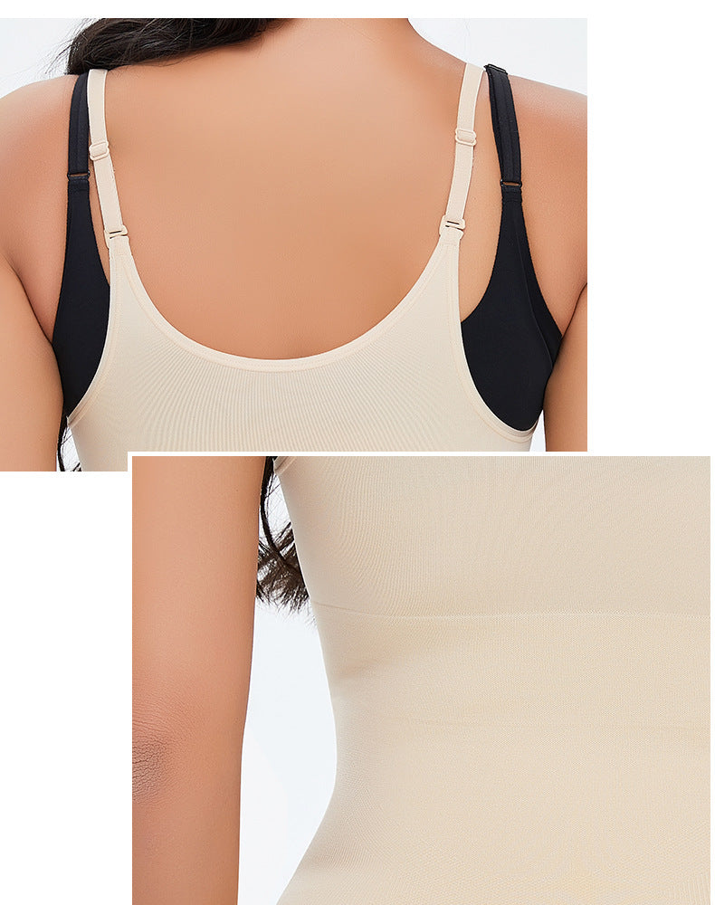 Adjustable Sling Double-Layer Waist Woven Design Feels Soft Belly Contracting Vest