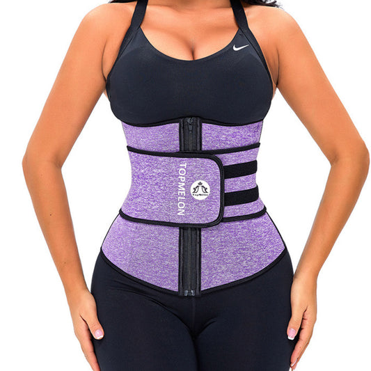 Rubber Postpartum Belly Contracting Exercise Fitness Waist Support Waist Trainer Waistband