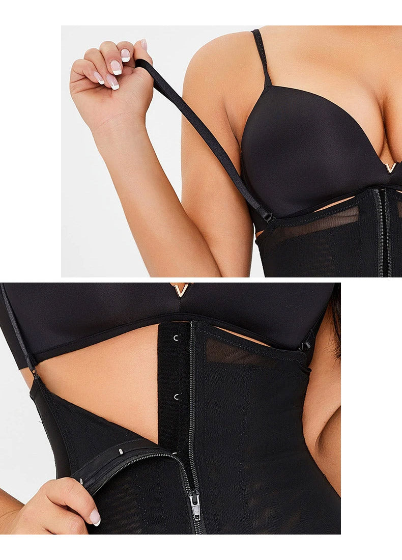 Plus Size One-Piece Waist Slimming and Belly Contracting Peach Hip Tight Body Shaping Shapewear