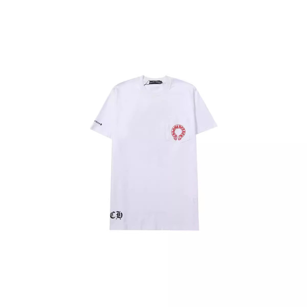 CHH Chrome Heart T Shirts Horseshoe Stacked Cross Short Sleeve T-Shirt