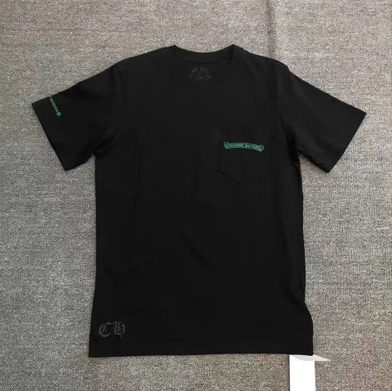 CHH Chrome Heart T Shirts CH Horseshoe Croix Cross Sanskrit Casual Short Sleeve T-Shirt