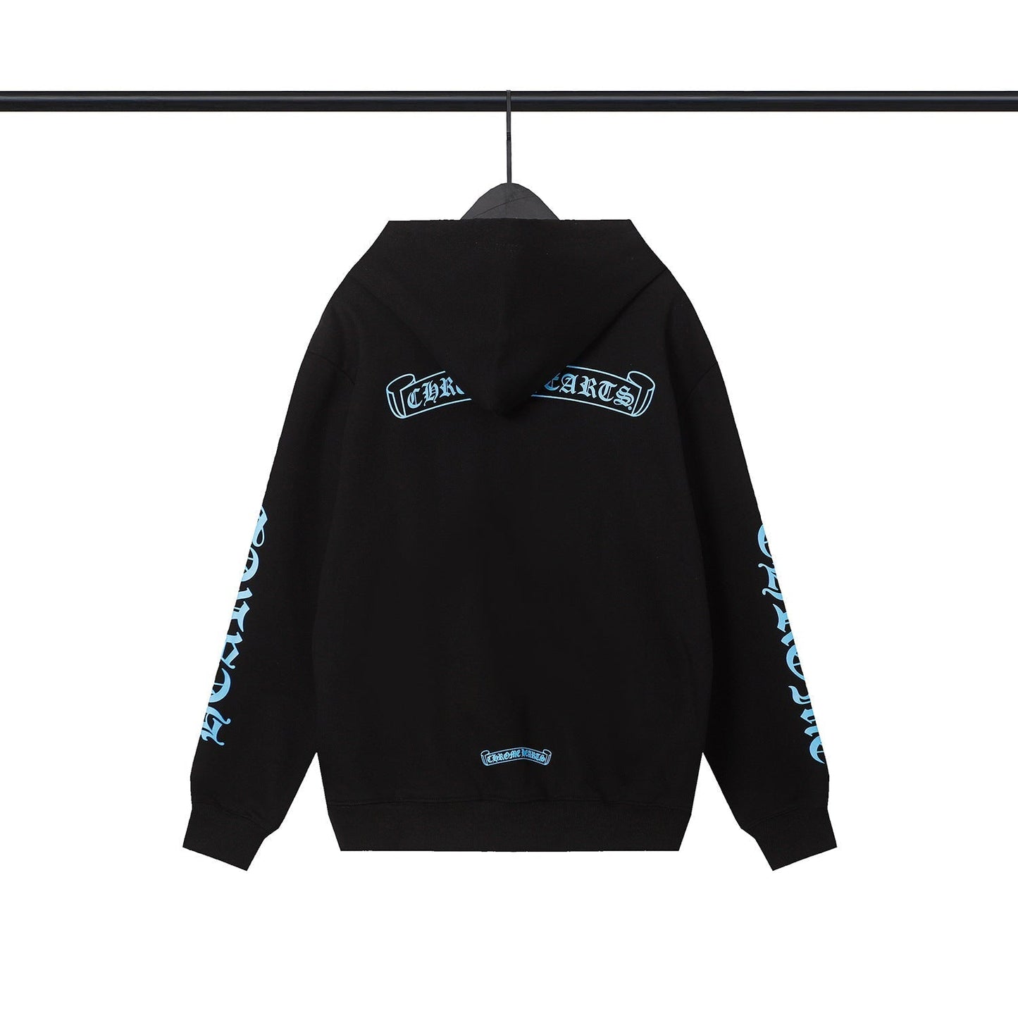 Chrome Heart HoodieCH Premium Lightning Blue Zipper Hooded Sweater Jacket Cardigan