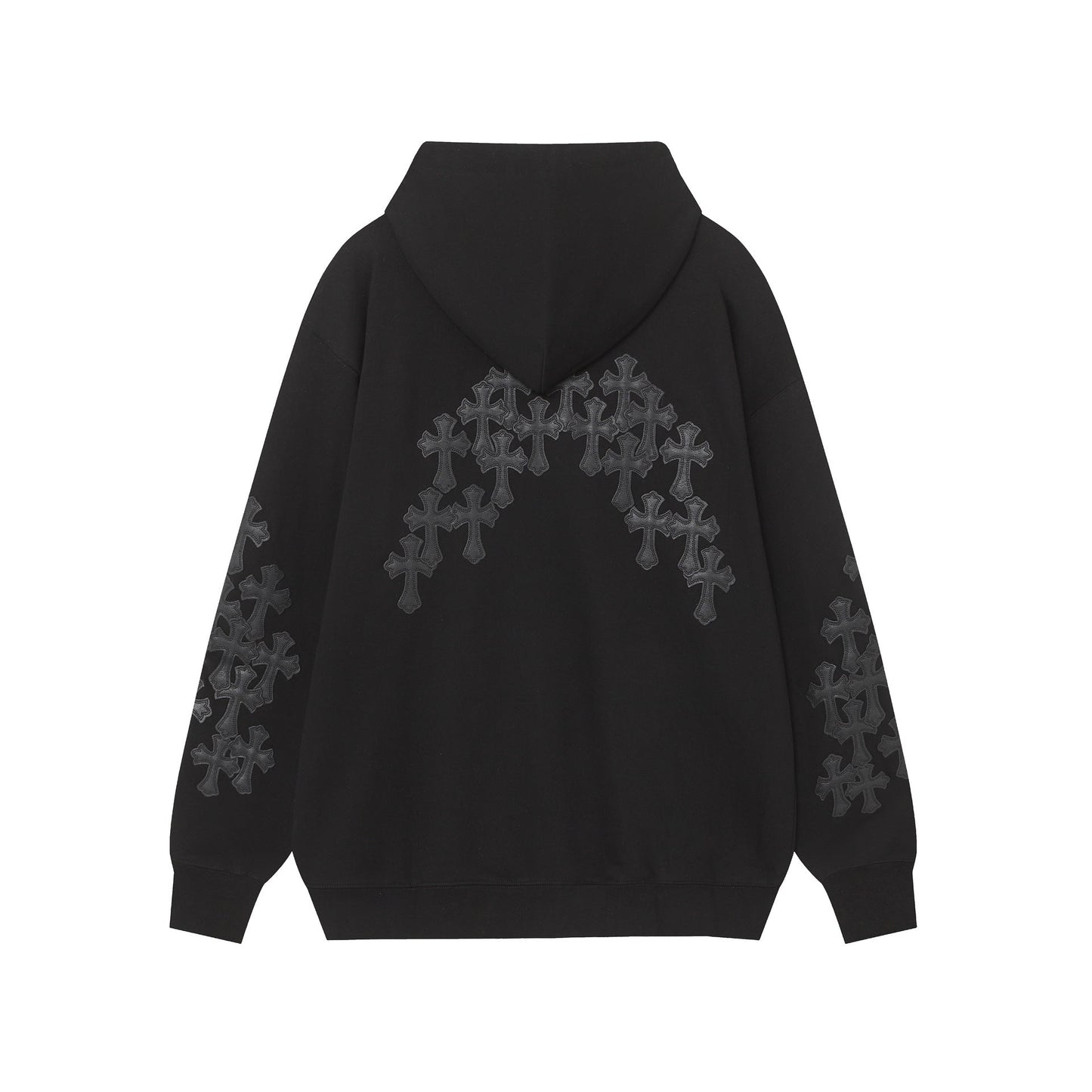 Chrome Heart Hoodie Heavy Industries Embroidered Zip Sweater Hooded Jacket