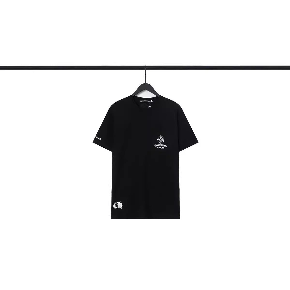 CHH Chrome Heart T Shirts Croix Cross Gypsy Cotton Crew Neck Short Sleeve T-Shirt