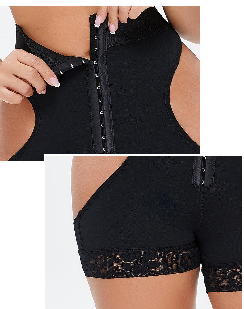 Large Size Breasted Low Waist Belly Contracting Hip Lifting Hip Tight Body Shaping Shorts