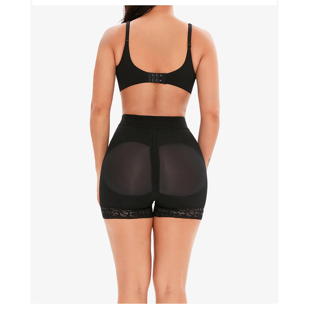 Non-Slip Waist Head Double Elastic Hip Shaping Breathable Mesh Belly Contracting and Hip Lifting Pants