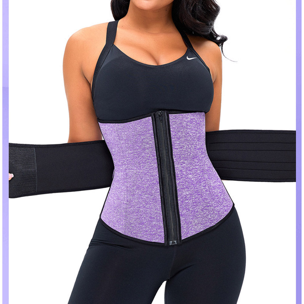 Rubber Postpartum Belly Contracting Exercise Fitness Waist Support Waist Trainer Waistband