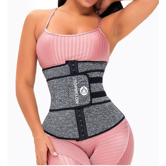 Rubber Belly Contracting Exercise Fitness Waist Support Waist Slimming Waistband
